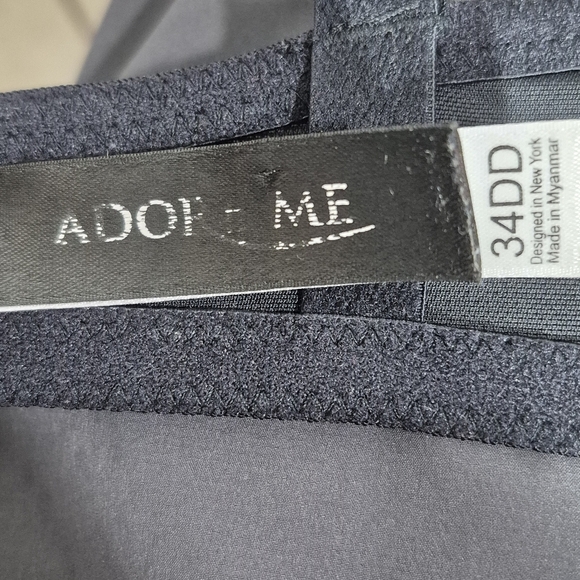 34DDD‎ Adore Me Strappy Lace COVERED T-shirt Underwire Bra Black - Picture 4 of 7